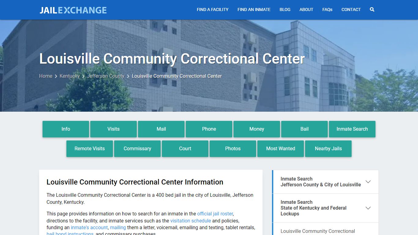 Louisville Community Correctional Center - Jail Exchange